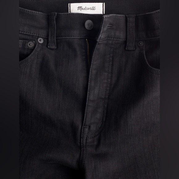 Madewell The Perfect Vintage Wide Leg Jean in Black Rinse Wash Size 26 NWT - Picture 6 of 12